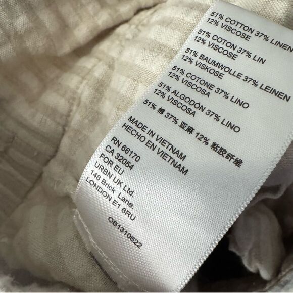 Urban outfitters stripped wide leg pants size large - Picture 5 of 5